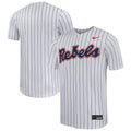 White Ole Miss Rebels Limited Baseball Jersey product image 1, provided for visual reference and product detail review