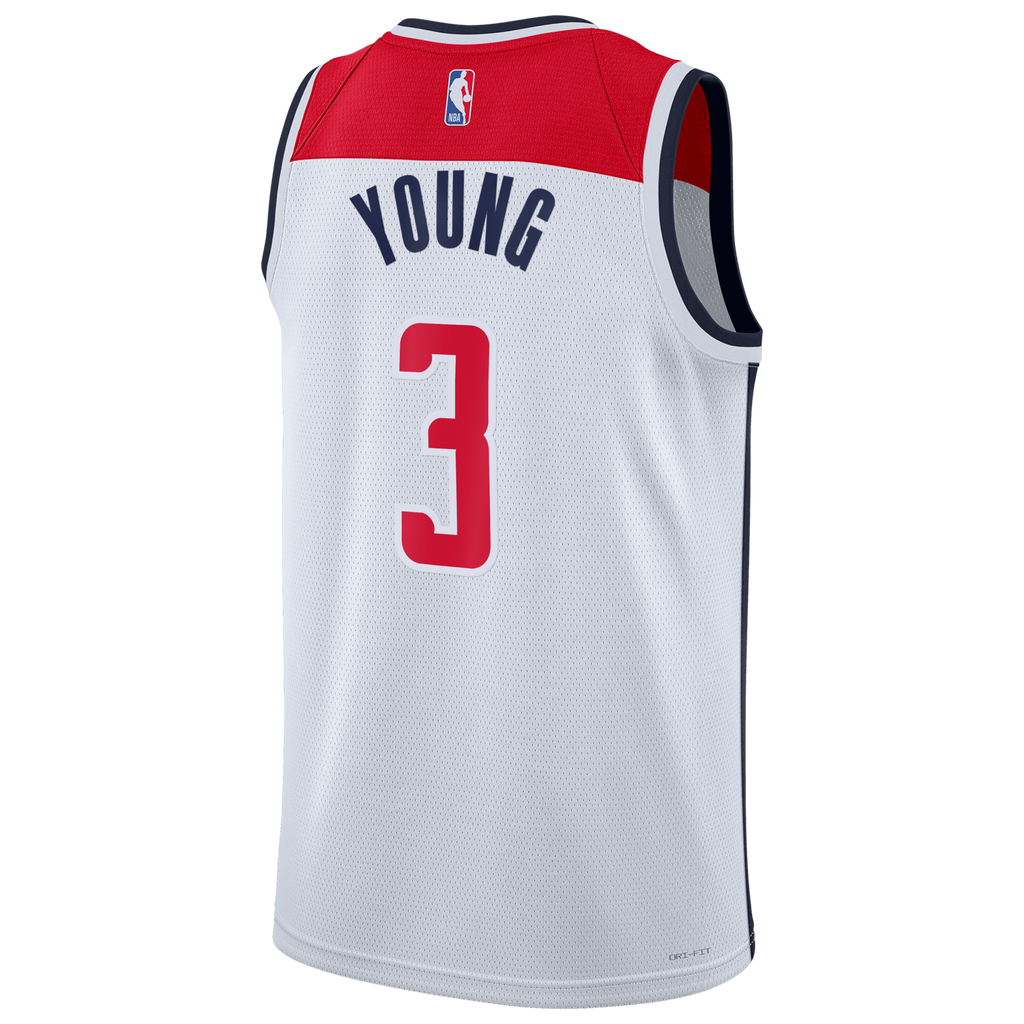 Washington Wizards Association Edition Swingman Jersey - White - Trae Young product image 4, provided for visual reference