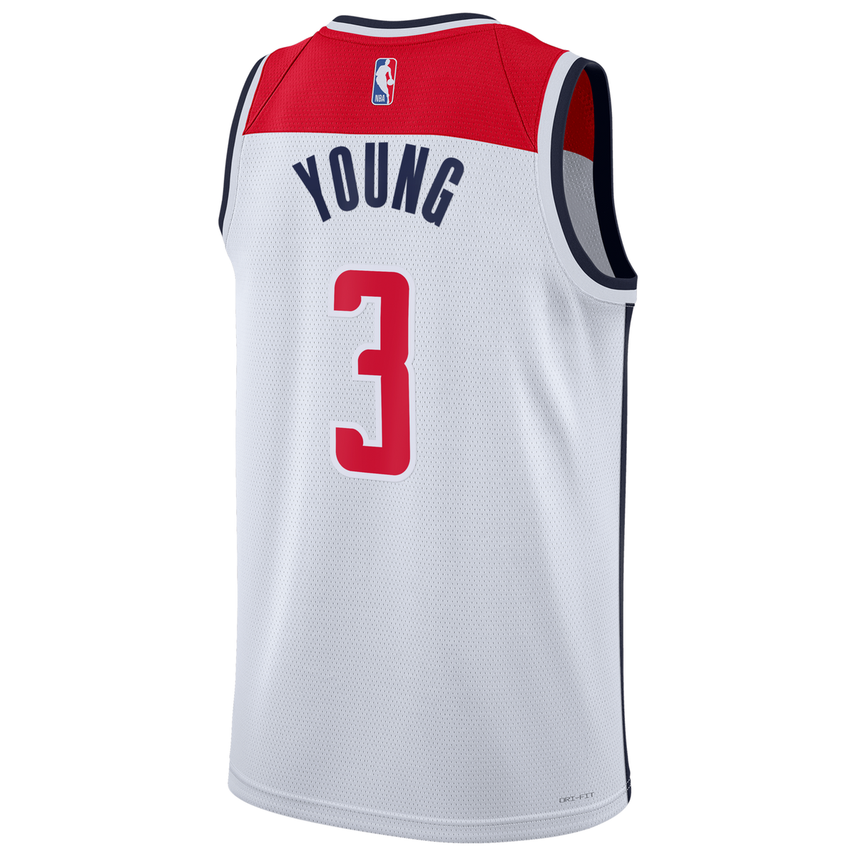 Washington Wizards Association Edition Swingman Jersey - White - Trae Young product image 4, provided for visual reference
