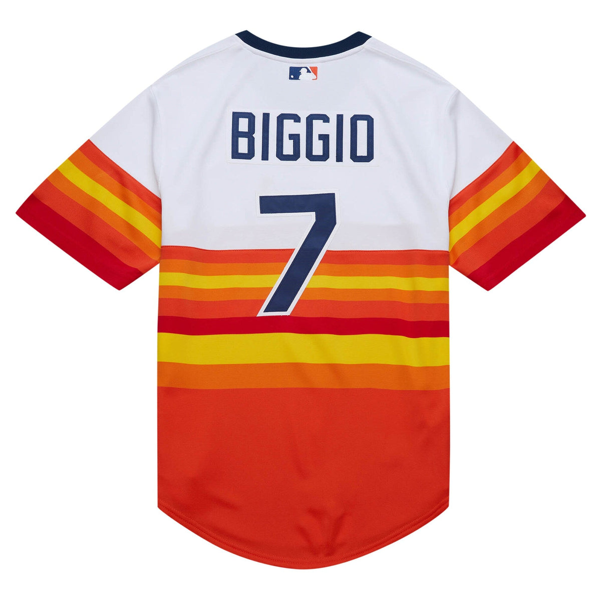 Houston Astros Craig Biggio White 2004 Cooperstown Collection Authentic Throwback Jersey product image 4, provided for