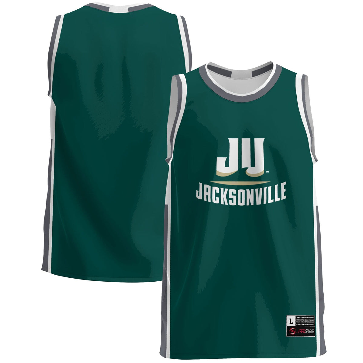 JU Dolphins Lightweight Basketball Jersey - Green product image 1, provided for visual reference and product detail review