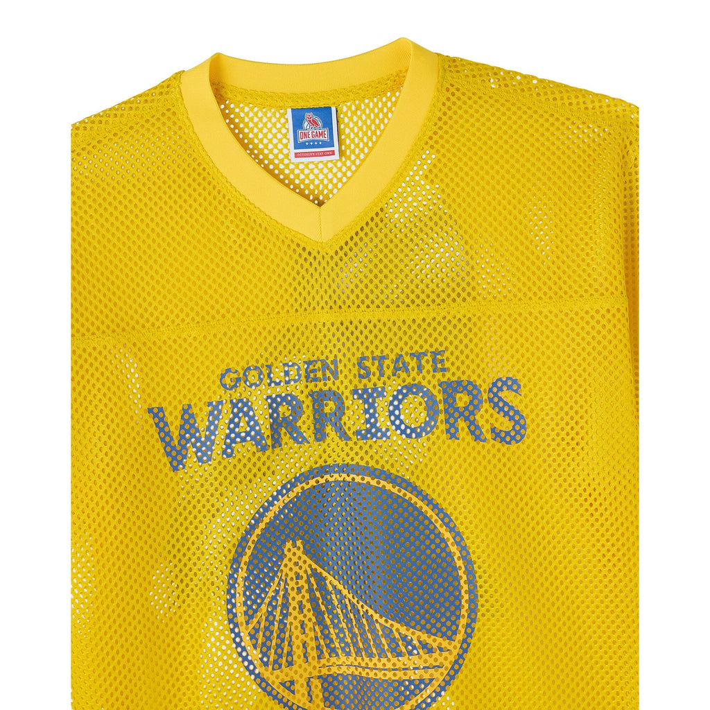 Golden State Warriors X OVO Mesh Football Jersey product image 6, provided for visual reference and product detail review