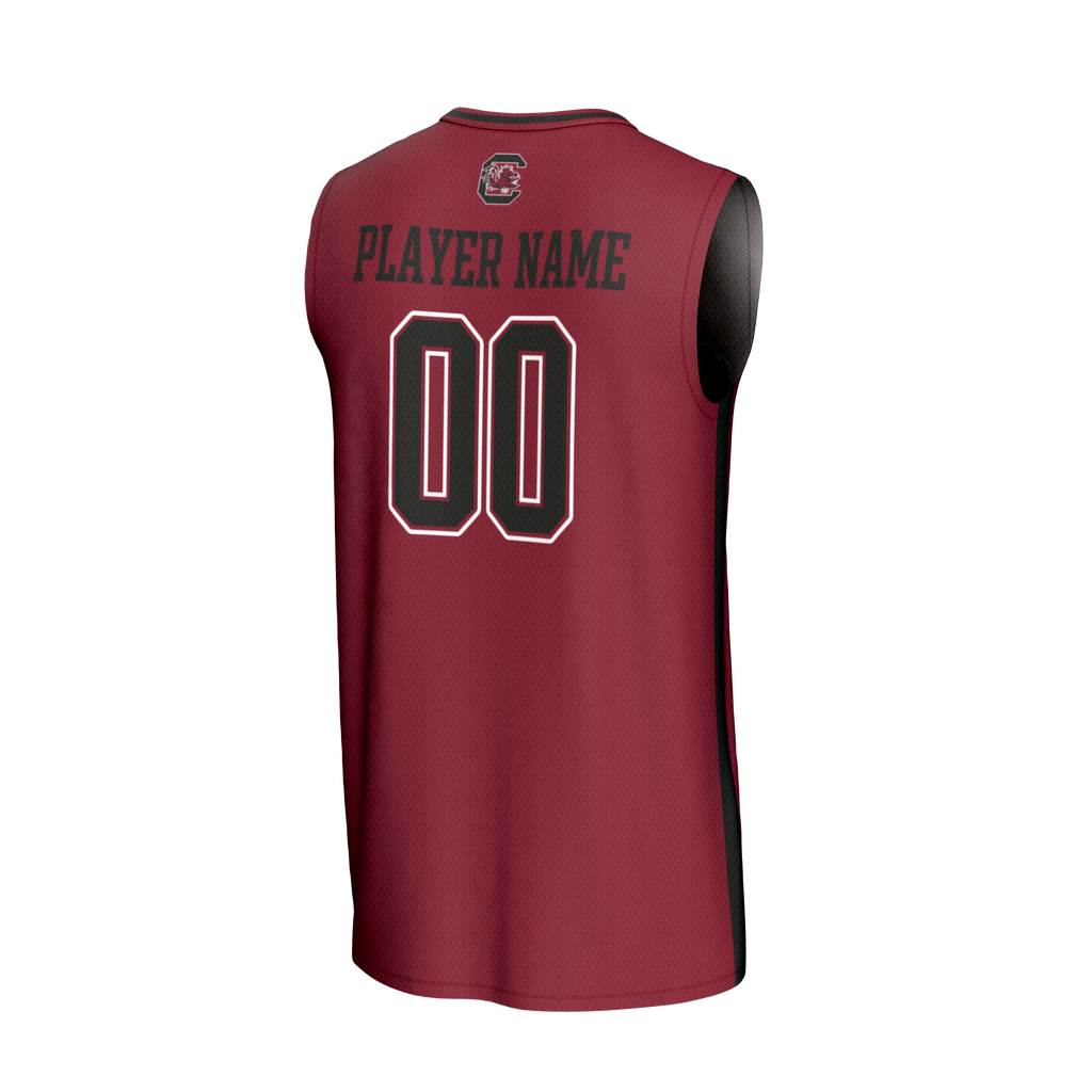 South Carolina Gamecocks NIL Pick-A-Player Lightweight Basketball Fashion Jersey - Garnet product image 4, provided for