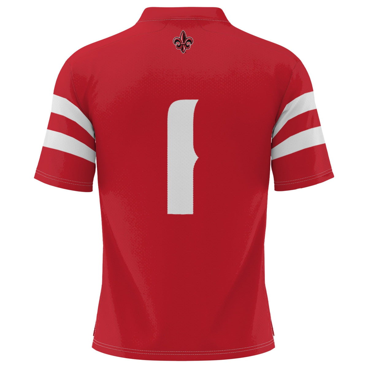 #1 Louisiana Ragin' Cajuns Football Jersey - Red product image 4, provided for visual reference and product detail review