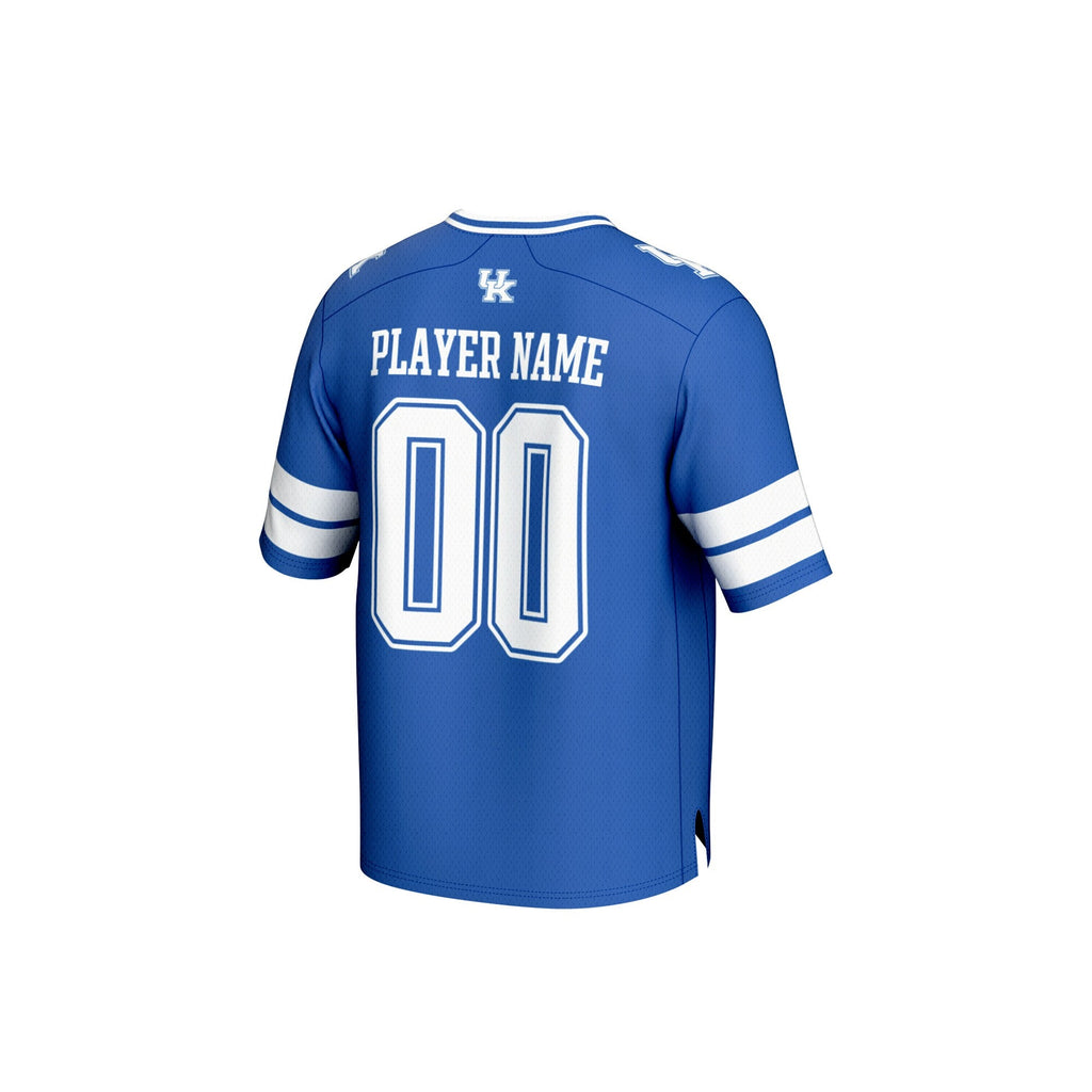 Kentucky Wildcats NIL Pick-A-Player Football Fashion Jersey - Royal product image 4, provided for visual reference and
