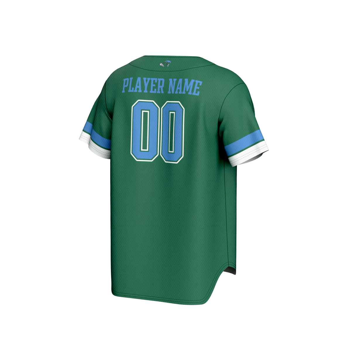 Tulane Green Wave NIL Pick-A-Player Lightweight Baseball Jersey - Green product image 4, provided for visual reference and