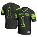 #1 South Florida Bulls Football Jersey - Black product image 1, provided for visual reference and product detail review