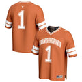 #1 Texas Longhorns Football Fashion Jersey - Texas Orange product image 1, provided for visual reference and product detail