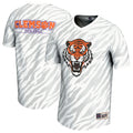 Clemson Tigers Lightweight Pickleball Jersey - White product image 1, provided for visual reference and product detail review