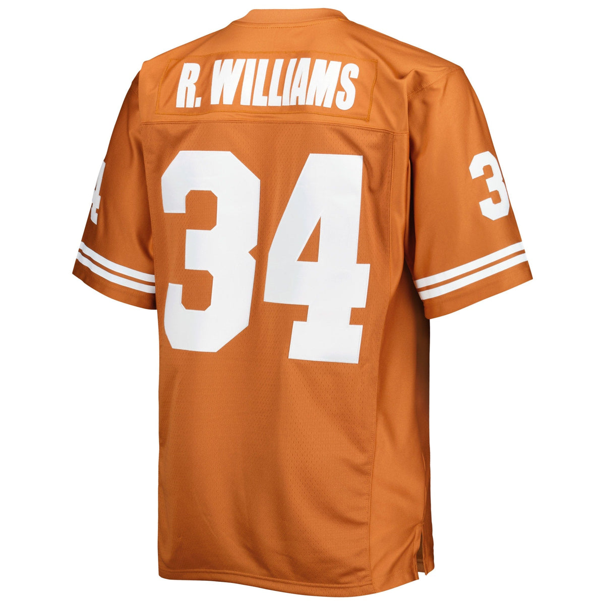 Ricky Williams Texas Longhorns Big & Tall Throwback Jersey - Texas Orange product image 4, provided for visual reference and