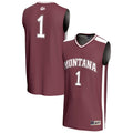 #1 Montana Grizzlies Lightweight Basketball Fashion Jersey - Maroon product image 1, provided for visual reference and