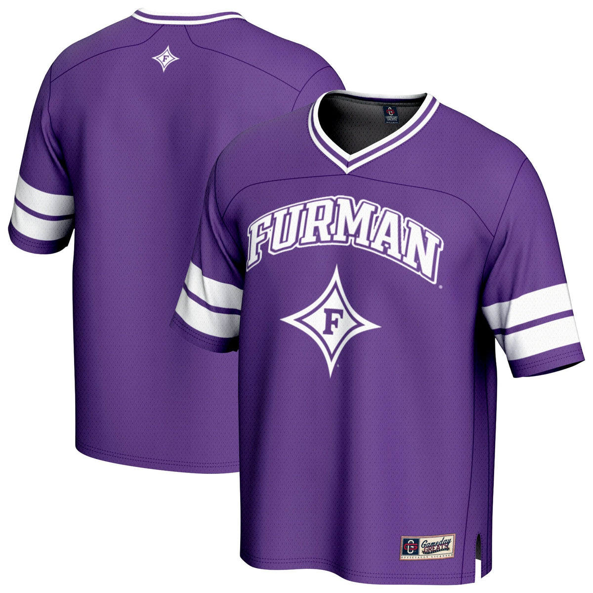 Furman Paladins Spirit Football Jersey - Purple product image 2, provided for visual reference and product detail review