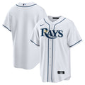 Tampa Bay Rays White Home Big & Tall Replica Jersey product image 1, provided for visual reference and product detail review