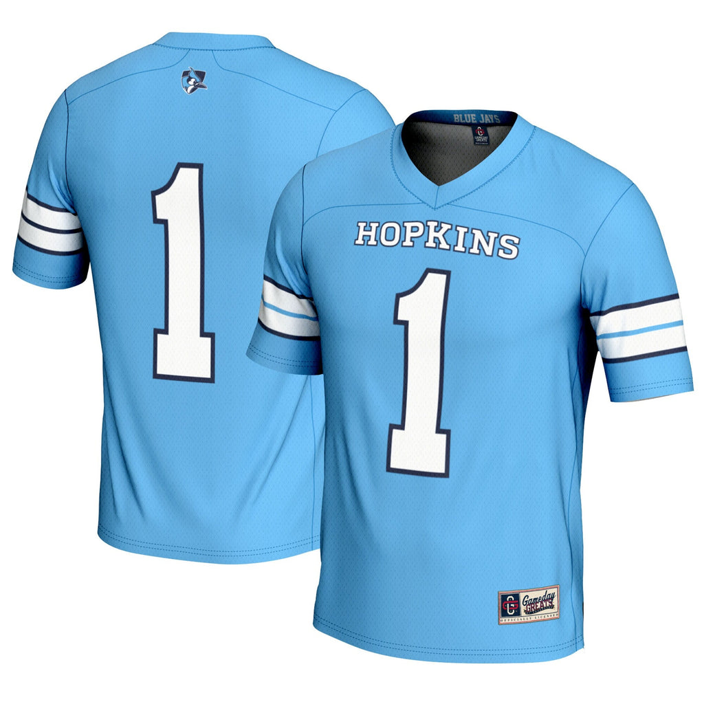 #1 Johns Hopkins Blue Jays Lightweight Lacrosse Jersey - Light Blue product image 2, provided for visual reference and