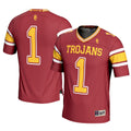 #1 USC Trojans Football Jersey - Cardinal product image 1, provided for visual reference and product detail review