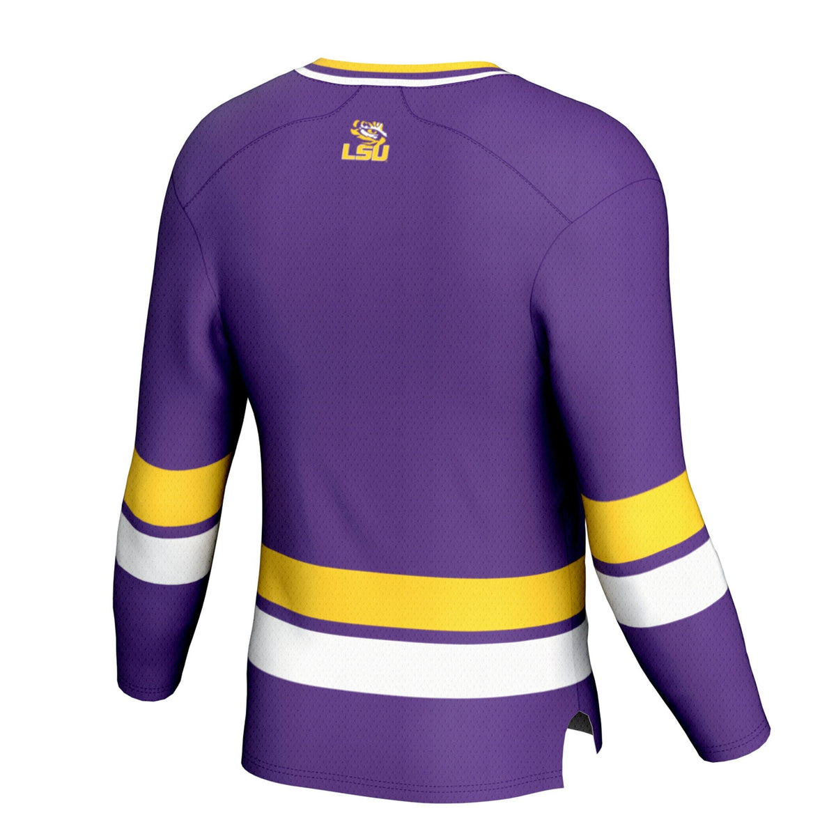 LSU Tigers Spirit Hockey Jersey - Purple product image 4, provided for visual reference and product detail review