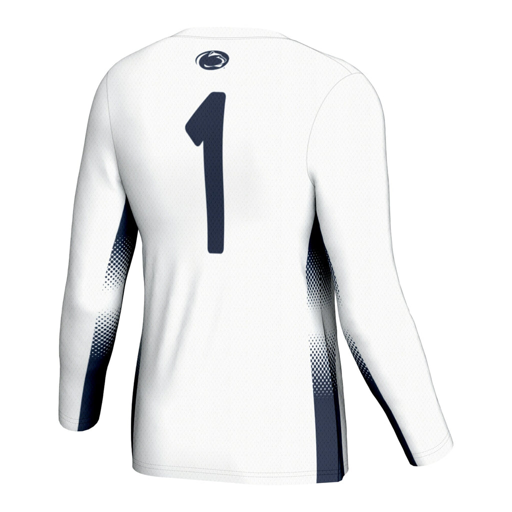 #1 Penn State Nittany Lions Lightweight Volleyball Jersey - White product image 4, provided for visual reference and product