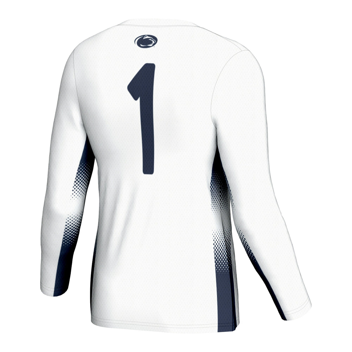 #1 Penn State Nittany Lions Lightweight Volleyball Jersey - White product image 4, provided for visual reference and product