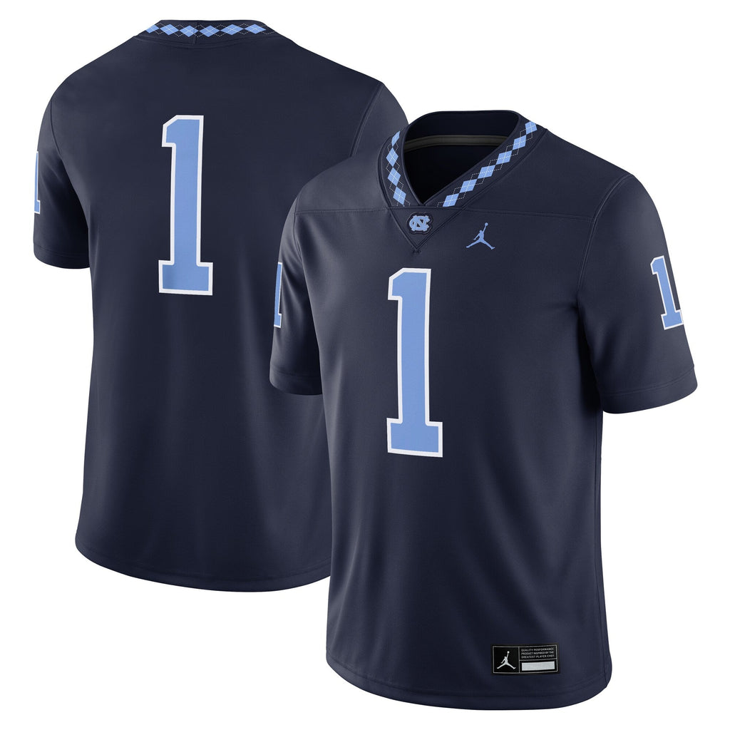 #1 North Carolina Tar Heels Alternate Game Jersey - Navy product image 1, provided for visual reference and product detail