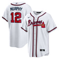 Atlanta Braves Sean Murphy White Replica Player Jersey product image 1, provided for visual reference and product detail