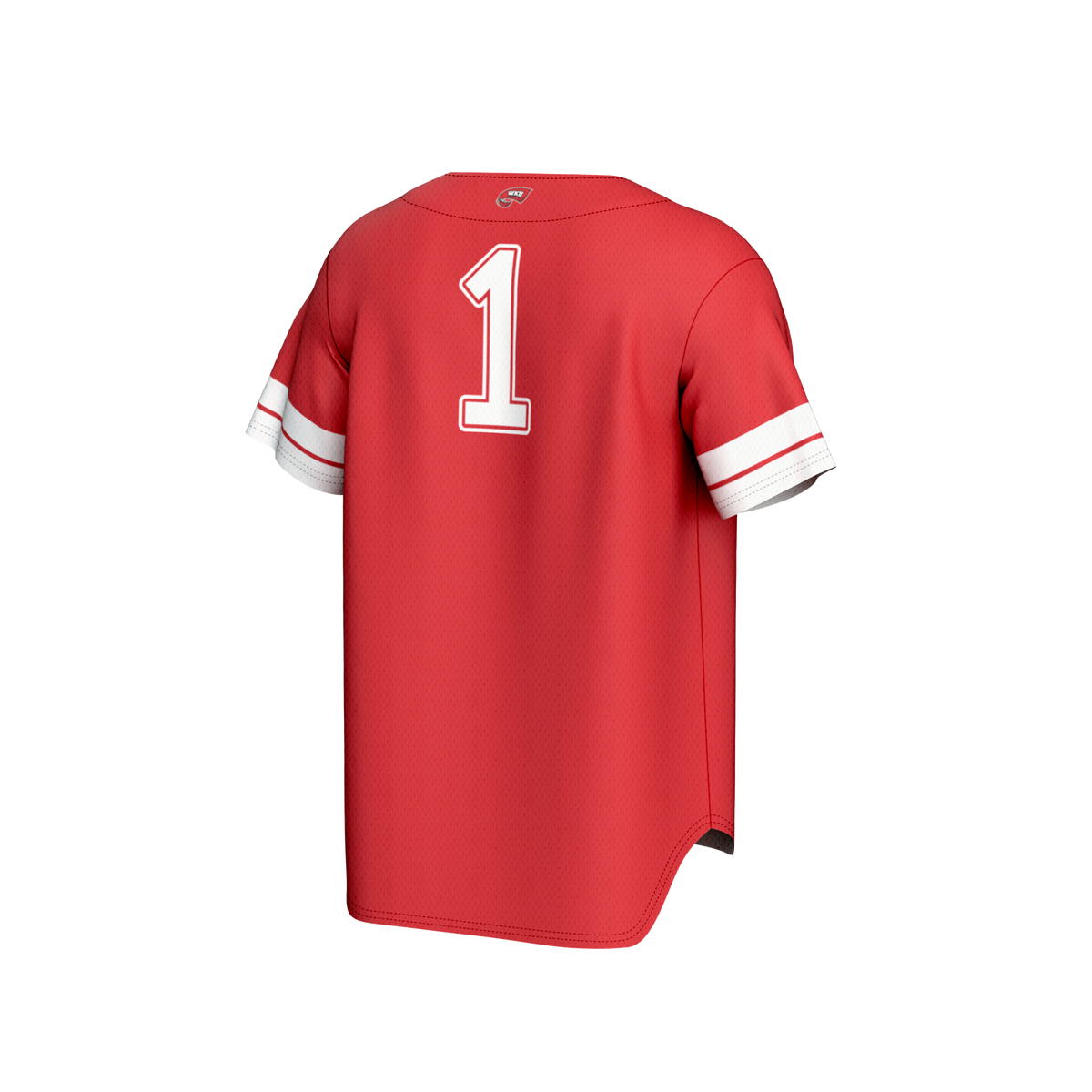 #1 Western Kentucky Hilltoppers Lightweight Collegiate Baseball Fashion Jersey - Red product image 4, provided for visual