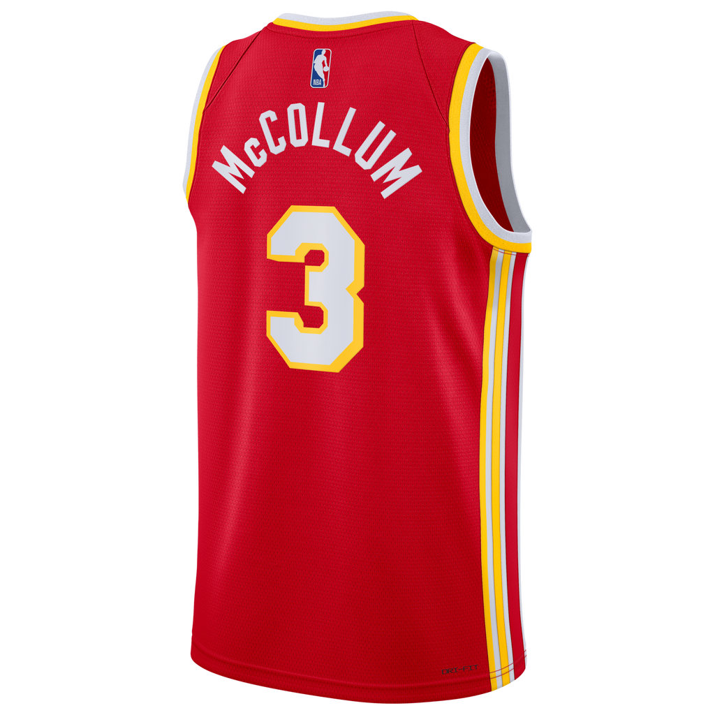Atlanta Hawks Icon Edition Swingman Jersey - Red - CJ McCollum product image 4, provided for visual reference and product