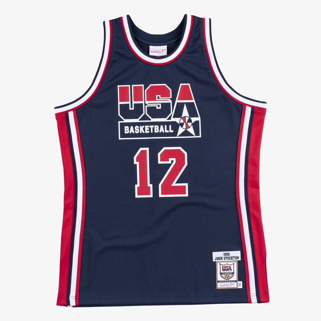 USA Basketball Authentic Jersey John Stockton 1992 product image 2, provided for visual reference and product detail review