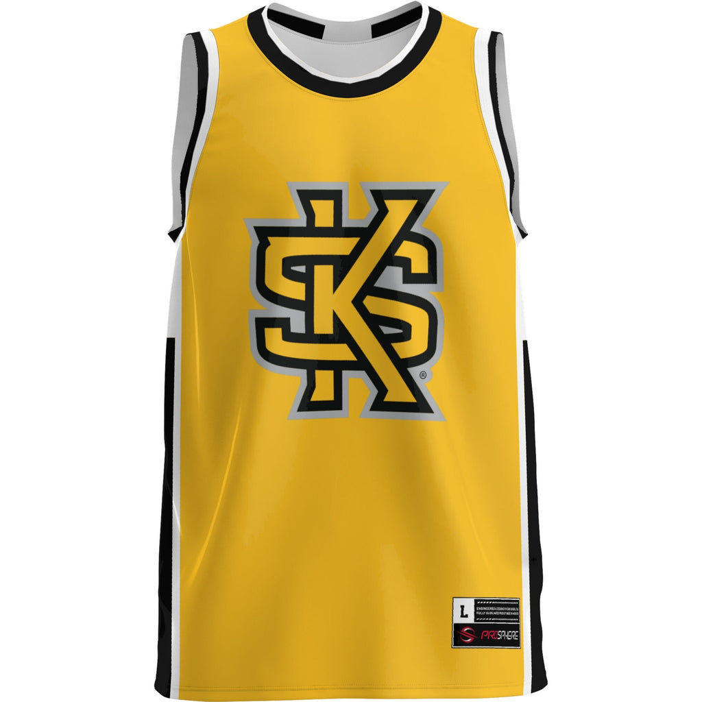 Kennesaw State Owls Lightweight Basketball Jersey - Gold product image 3, provided for visual reference and product detail
