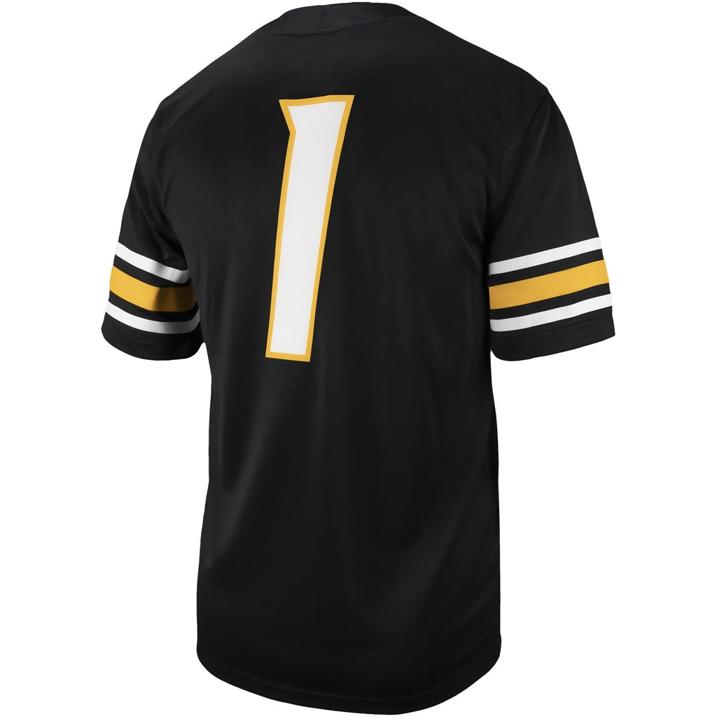 #1 Black Missouri Tigers Untouchable Football Replica Jersey product image 4, provided for visual reference and product