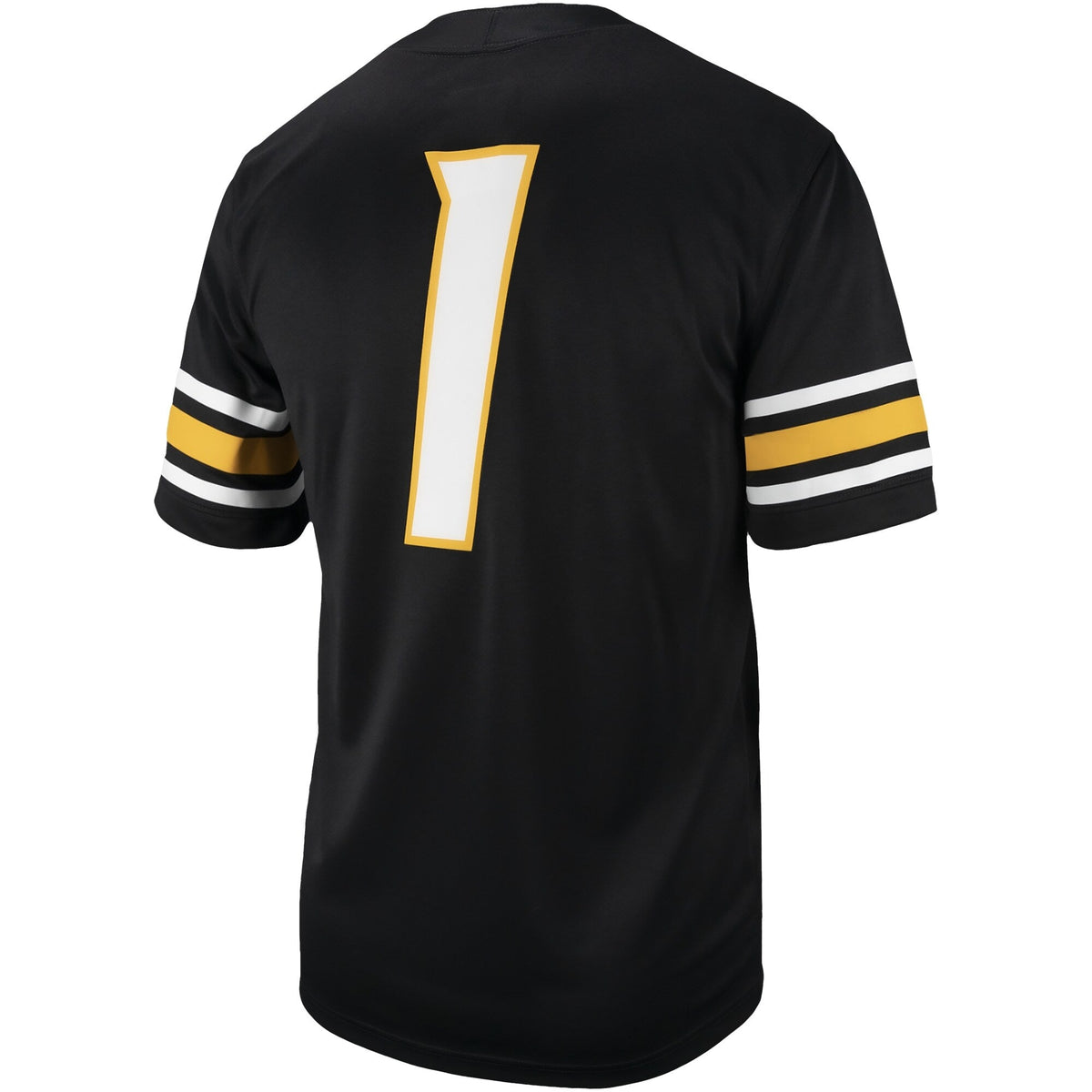 #1 Black Missouri Tigers Untouchable Football Replica Jersey product image 4, provided for visual reference and product