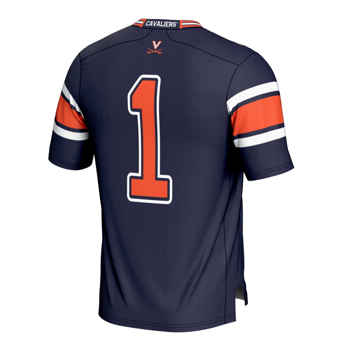 #1 Virginia Cavaliers Football Jersey – Navy product image 4, provided for visual reference and product detail review