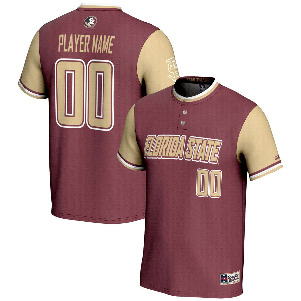 Florida State Seminoles NIL Pick-A-Player Lightweight Softball Jersey - Garnet product image 1, provided for visual