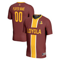 Loyola Chicago Ramblers Pick-A-Player NIL Lightweight Soccer Jersey - Maroon product image 1, provided for visual reference