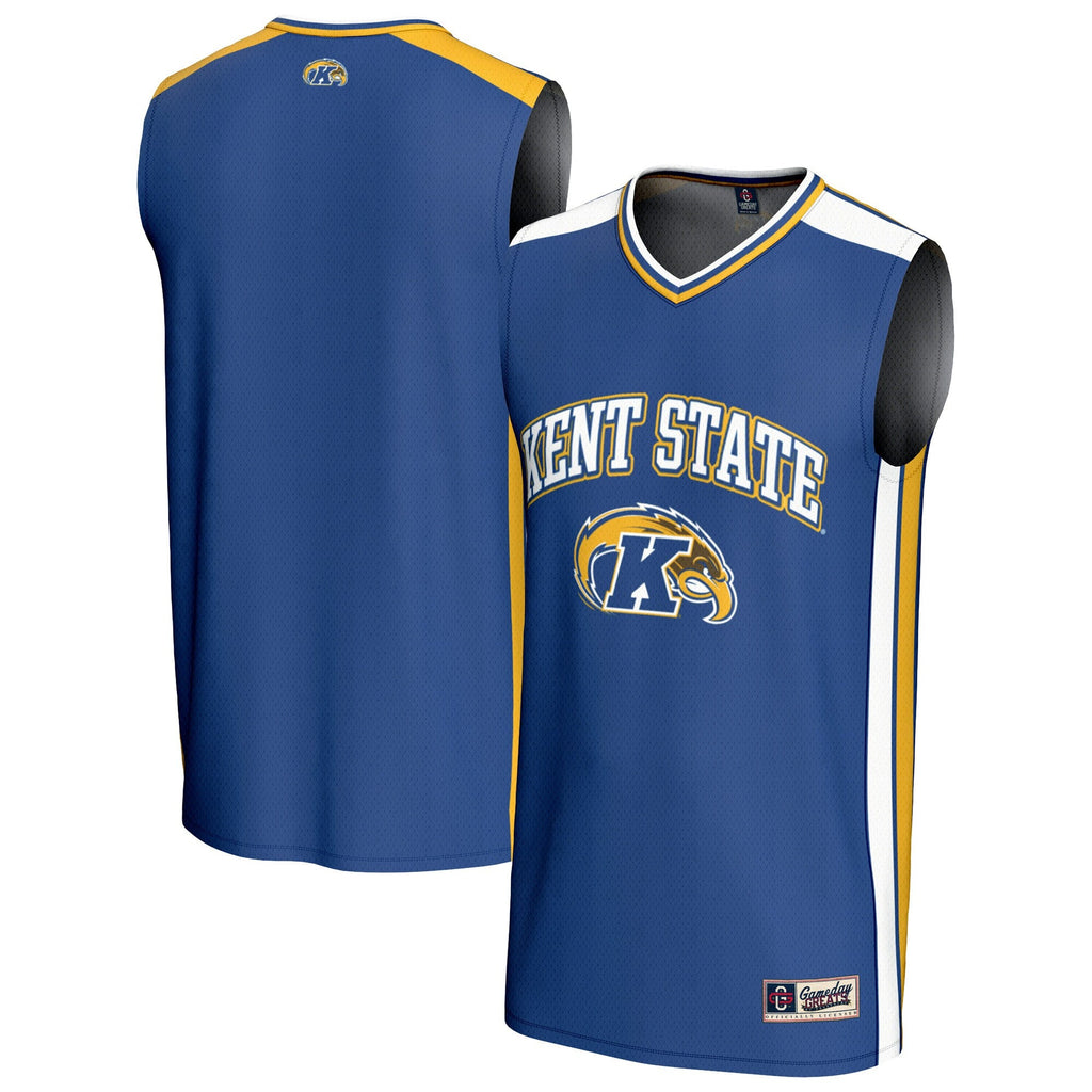 Kent State Golden Flashes Spirit Basketball Jersey - Navy product image 1, provided for visual reference and product detail