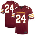 #24 Cardinal Iowa State Cyclones Game Football Jersey product image 1, provided for visual reference and product detail