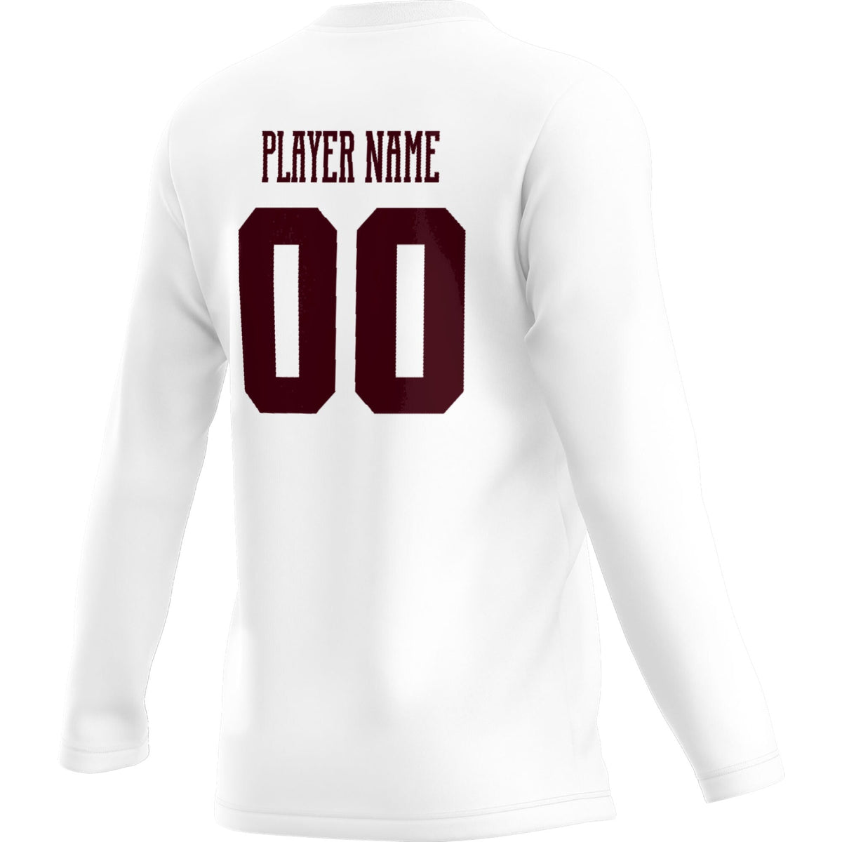 Texas A&M Aggies NIL Pick-A-Player Lightweight Volleyball Jersey - White product image 4, provided for visual reference and