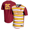 #25 Iowa State Cyclones Lightweight Soccer Fashion Jersey - Cardinal product image 1, provided for visual reference and
