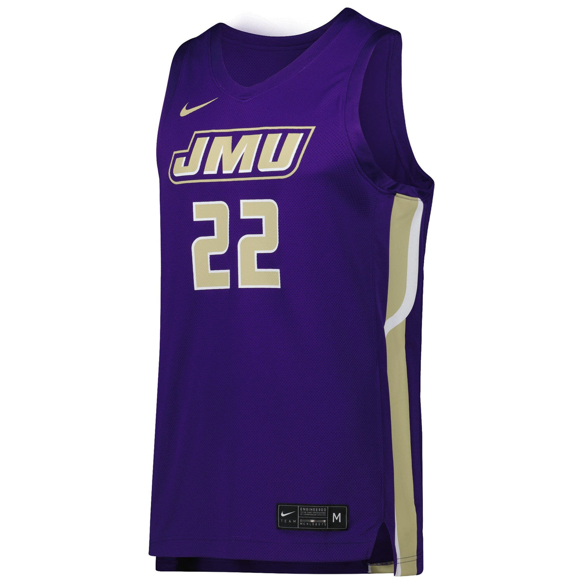 James Madison Dukes Replica Basketball Jersey - Purple product image 3, provided for visual reference and product detail