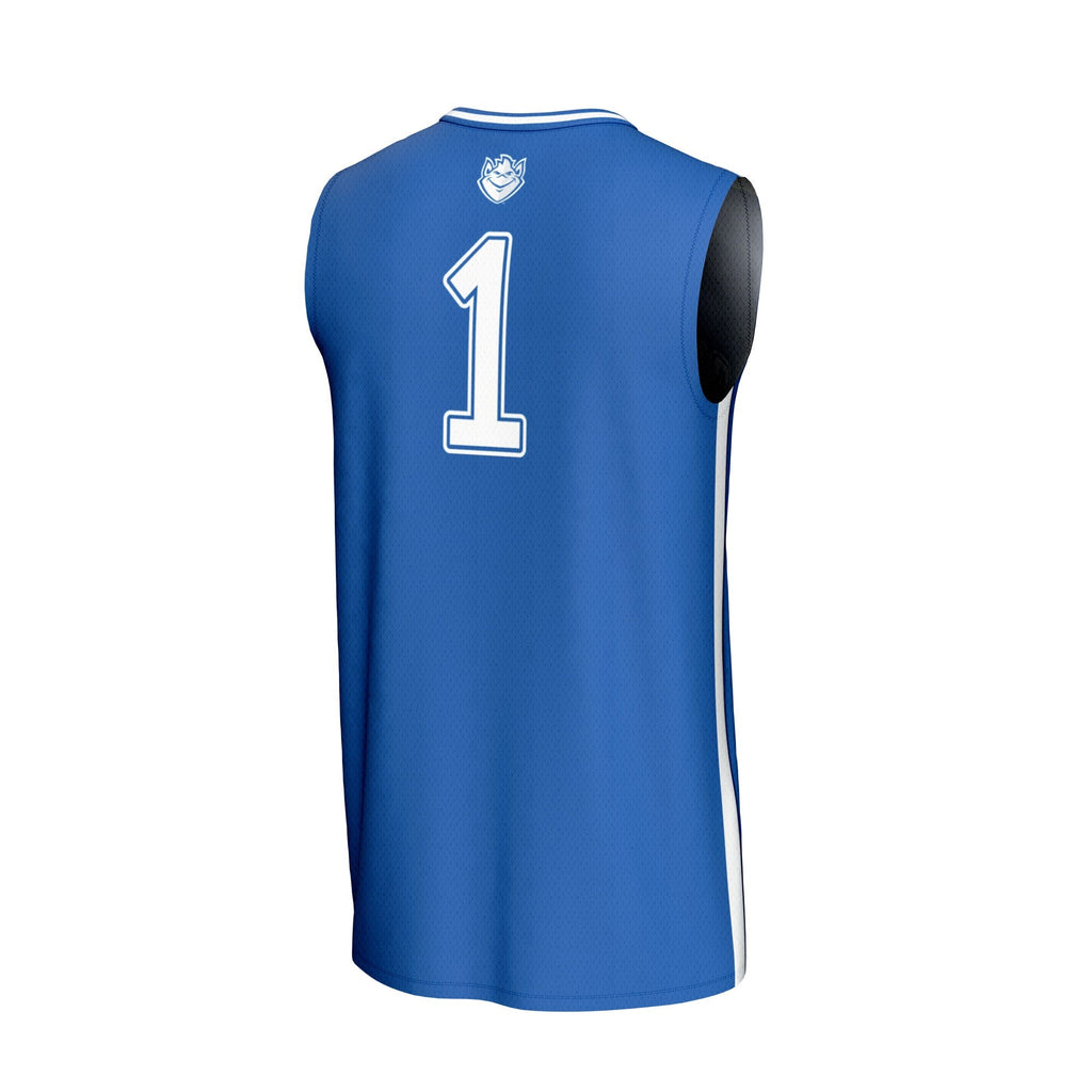 #1 Saint Louis Billikens Lightweight Basketball Fashion Jersey - Blue product image 4, provided for visual reference and
