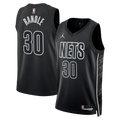 Brooklyn Nets Statement Edition Swingman Jersey - Black - Julius Randle product image 1, provided for visual reference and