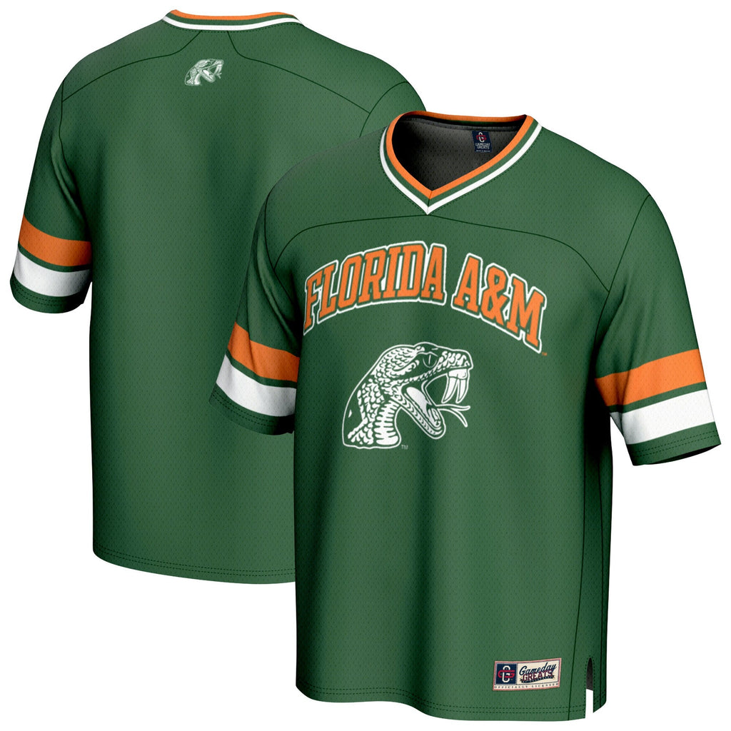 Florida A&M Rattlers Spirit Football Jersey - Green product image 1, provided for visual reference and product detail review