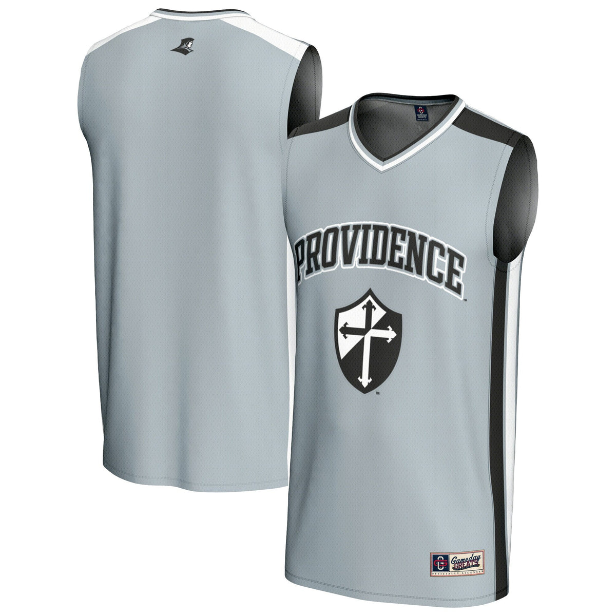 Providence Friars Spirit Basketball Jersey - Silver product image 1, provided for visual reference and product detail review