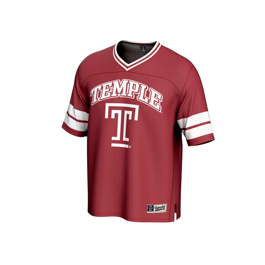 Temple Owls Football Jersey - Red product image 3, provided for visual reference and product detail review