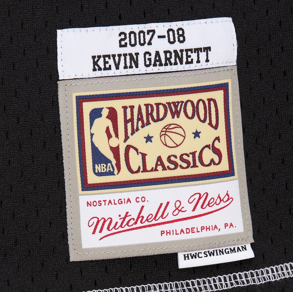 Boston Celtics Kevin Garnett 2007 Contrast 2K Swingman Jersey - Black product image 7, provided for visual reference and