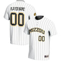 Missouri Tigers NIL Pick-A-Player Lightweight Softball Jersey - White product image 1, provided for visual reference and