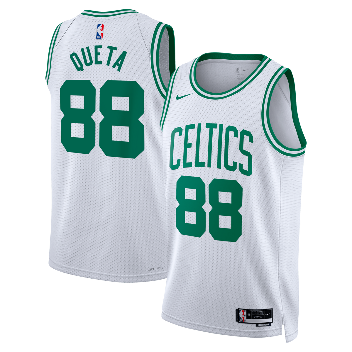 Boston Celtics Association Edition Swingman Jersey - White - Neemias Queta product image 1, provided for visual reference