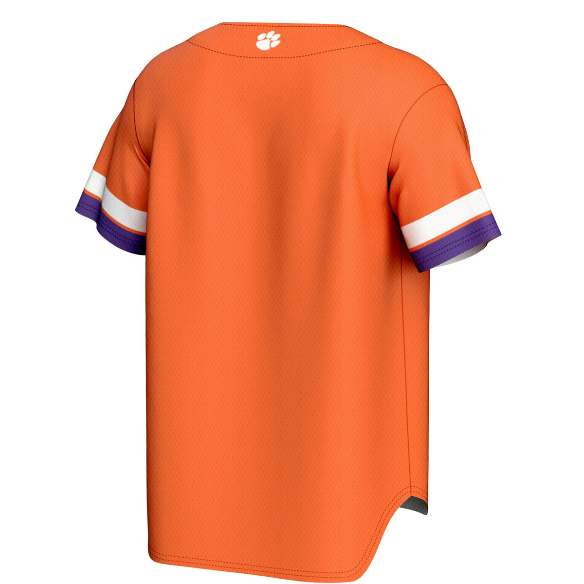 Clemson Tigers Spirit Baseball Jersey - Orange product image 4, provided for visual reference and product detail review
