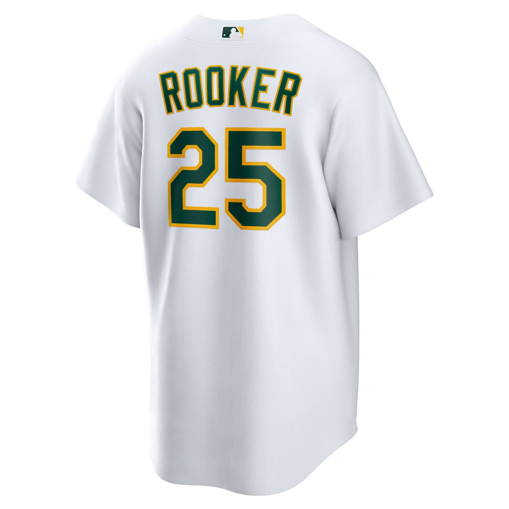 Athletics Brent Rooker White Home Replica Jersey product image 4, provided for visual reference and product detail review
