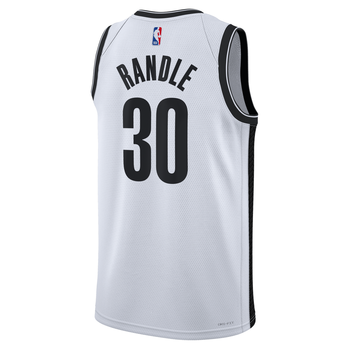 Brooklyn Nets Association Edition Swingman Jersey - White - Julius Randle product image 4, provided for visual reference and