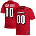 Louisville Cardinals Custom Replica Football Jersey - Red product image 1, provided for visual reference and product detail